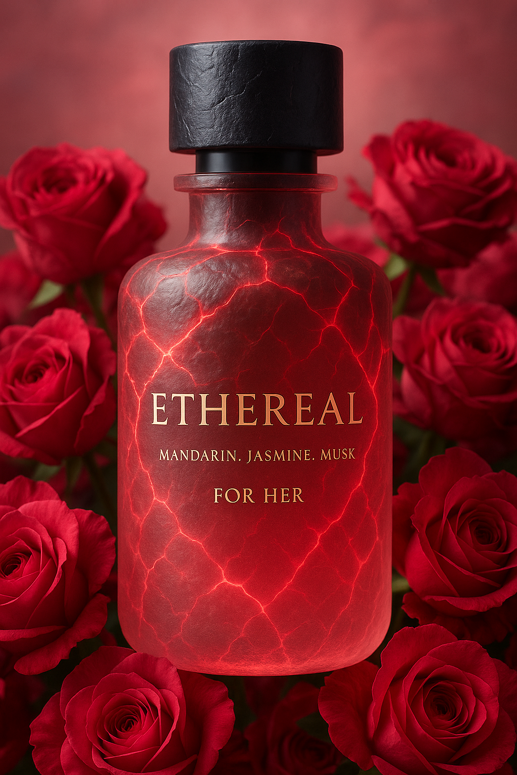Luxury perfumes from The Perfume Stash London arranged elegantly with floral and woody accents
