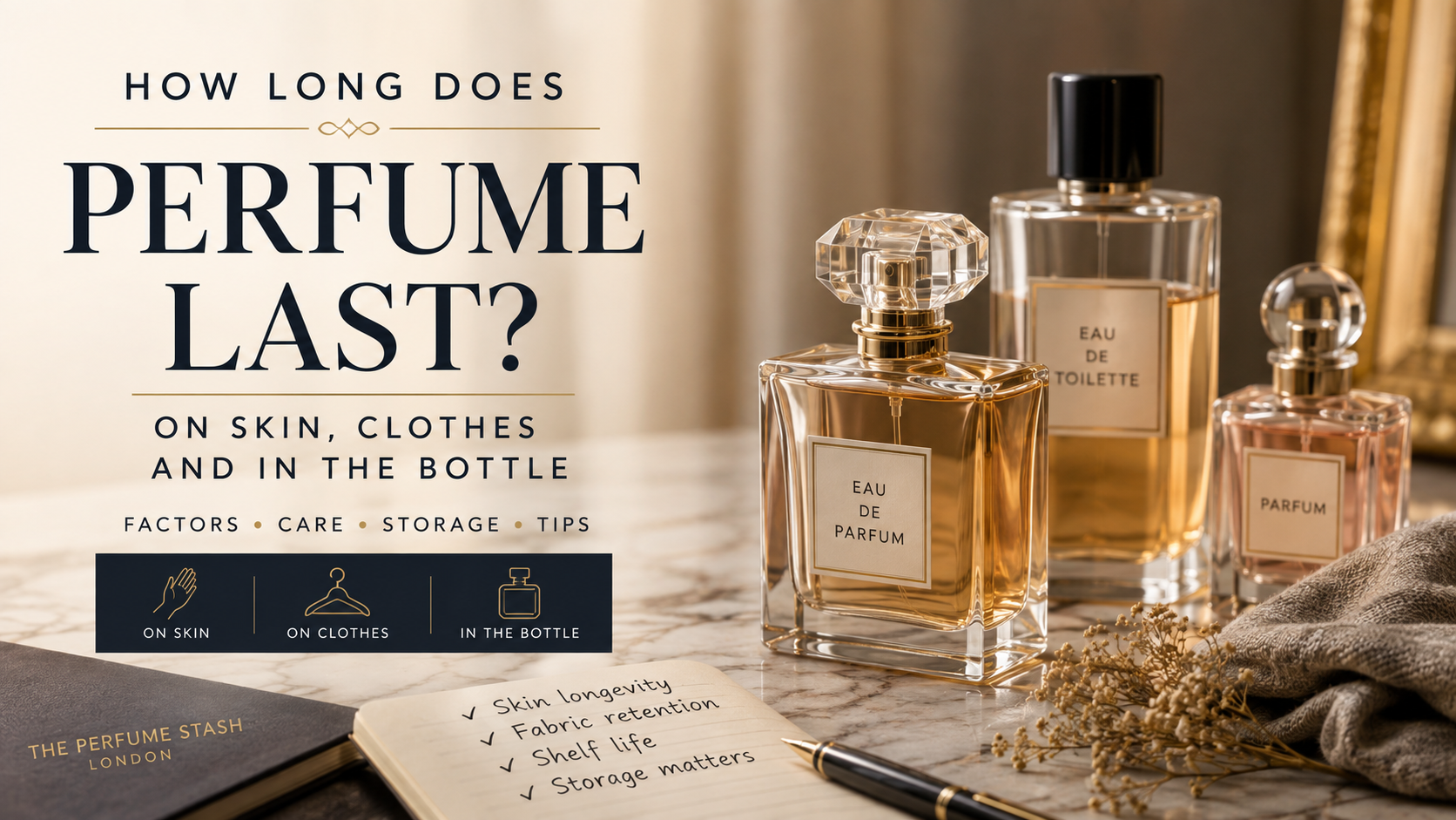 How Long Does Perfume Last on Skin, Clothes and in the Bottle?