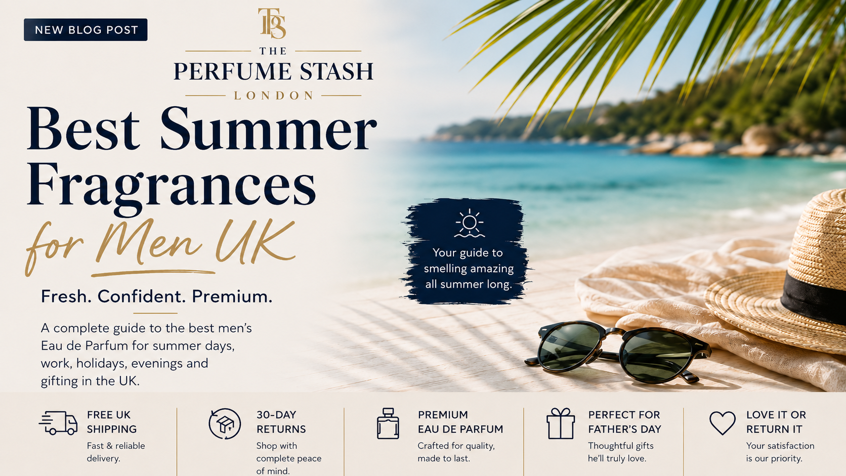 Best Summer Fragrances for Men UK | The Perfume Stash London