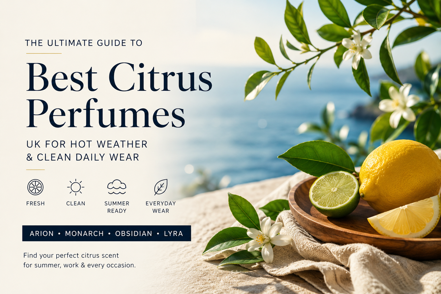 Best Citrus Perfumes UK for Hot Weather and Clean Daily Wear | The Perfume Stash London