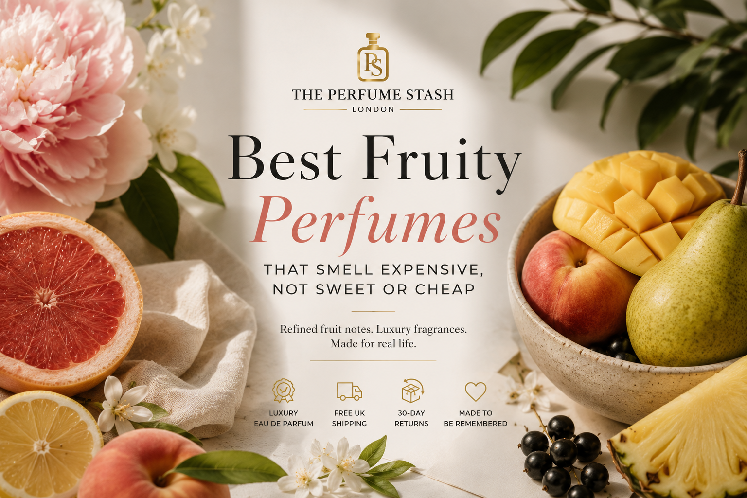Best Fruity Perfumes UK That Smell Expensive | The Perfume Stash London