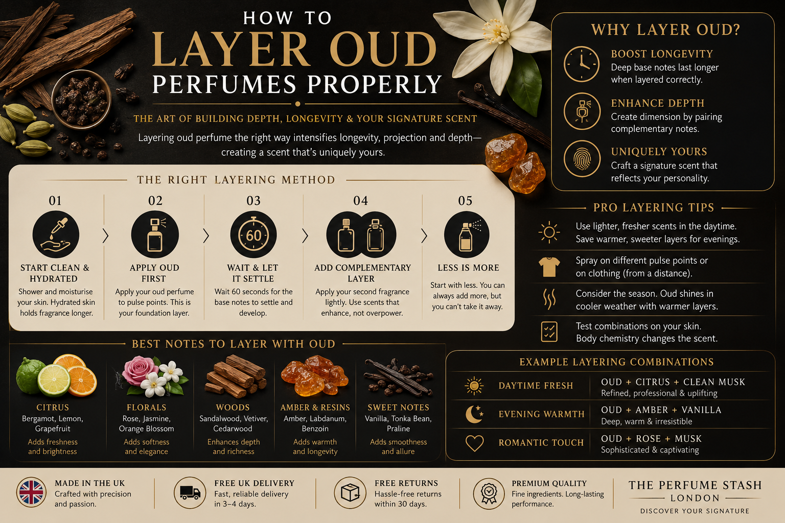 How to layer oud