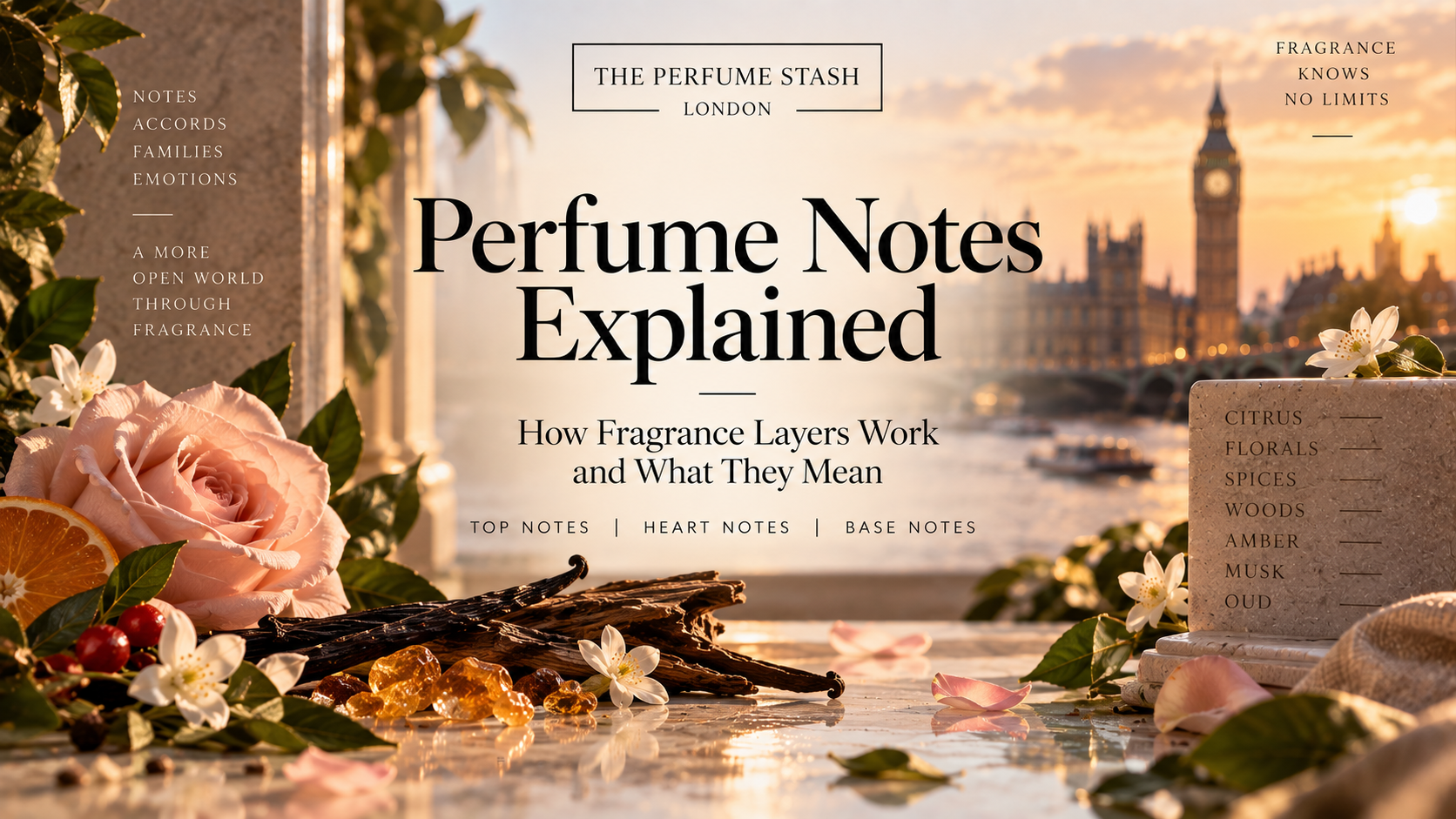 Perfume Notes Explained: Top, Heart & Base