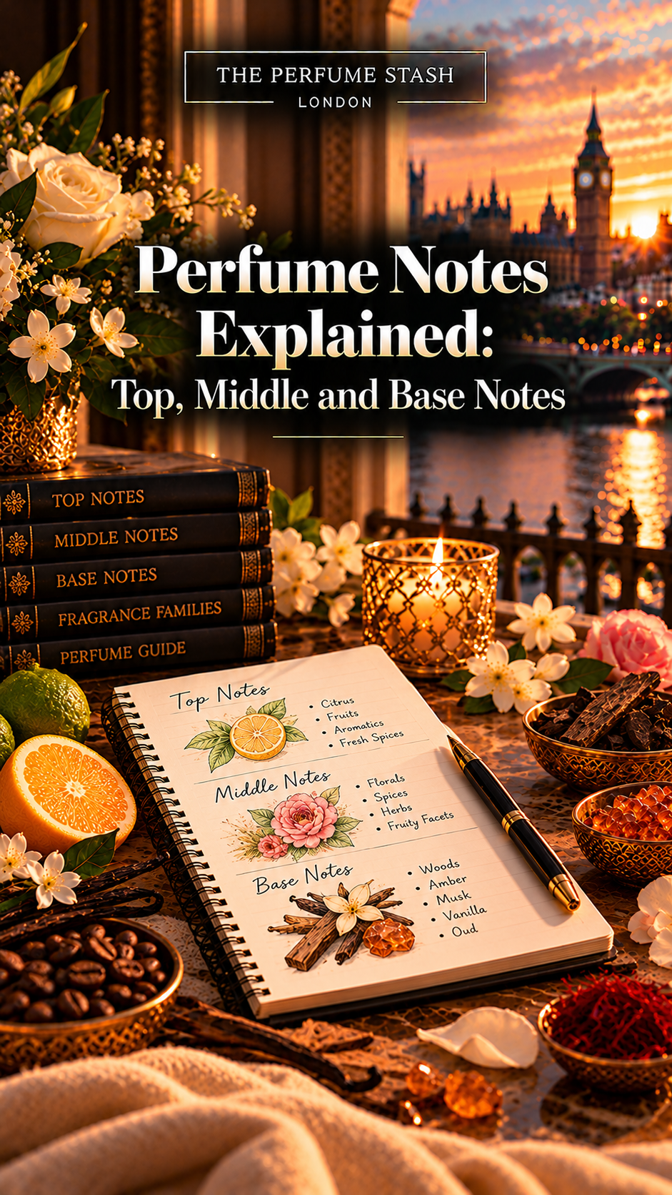 Perfume Notes Explained: Top, Middle and Base Notes