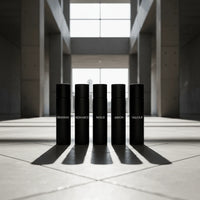 Thumbnail for Men’s luxury perfume discovery set displayed in a modern architectural setting