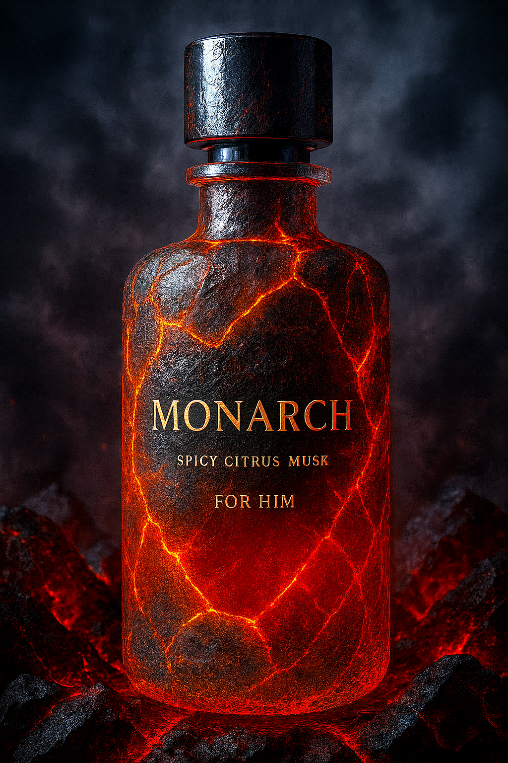 Monarch men’s luxury perfume by The Perfume Stash London – a long-lasting fragrance with bold spicy citrus and musk notes in a premium designer-inspired bottle.