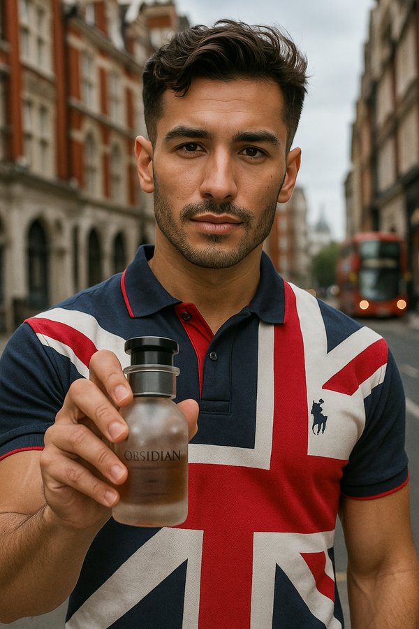 Obsidian men’s fresh perfume UK – citrus and woody long-lasting scent